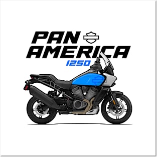 Pan America 1250 - Blue Posters and Art